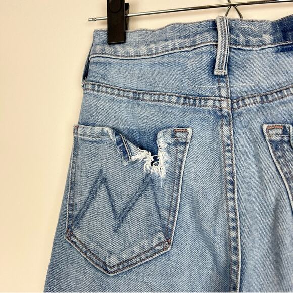 MOTHER Superior The Tripper Ankle Jeans Misbeliever Distressed Size 24 - Picture 12 of 16